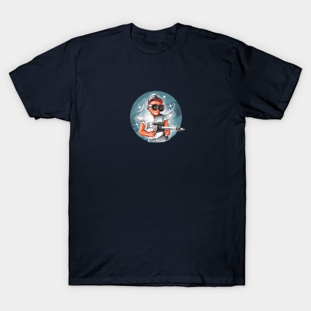 space laser gun T-Shirt by Dandy18